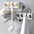 Creative Piano Key Holder Wall Hook Entryway Keychain Coat Bag Umbrella Hangers Funny Kitchen Storage Rack Bathroom Accessories. 