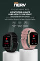 NERV Smart Watch Pro, 2.04” Amoled Display Smart  Watch, IP67 Domestic Waterproof, Bluetooth Calling and Multiple Watch Faces, Alway On Display Smartwatch, 100+ Workout Modes With 7 Days Battery Life, 1 Year Warranty. 