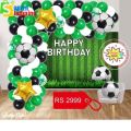 Football Happy Birthday Theme Set Of 88 Pcs. 