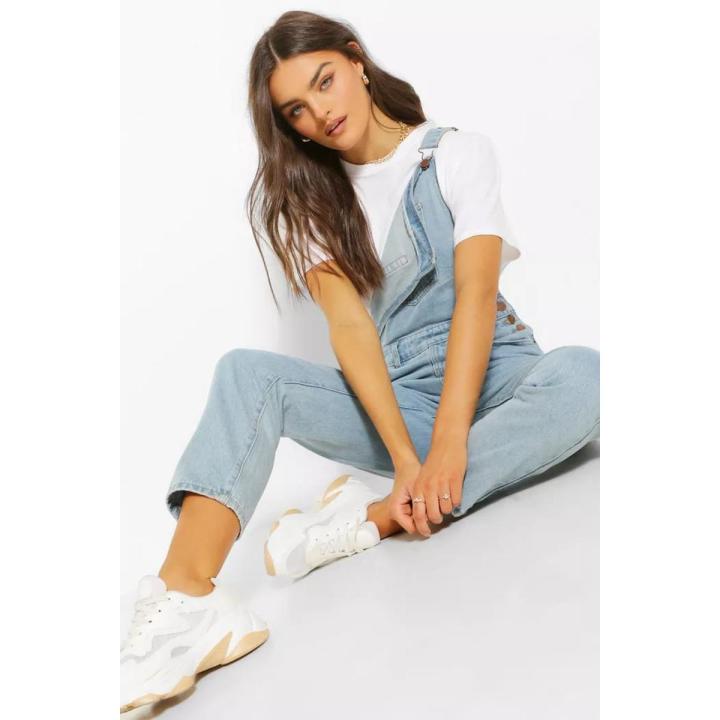 Denim Dungaree Romper jumpsuit for Girls and Women