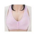 Wide Strap Front Open 3 Button Nursing Bra. 
