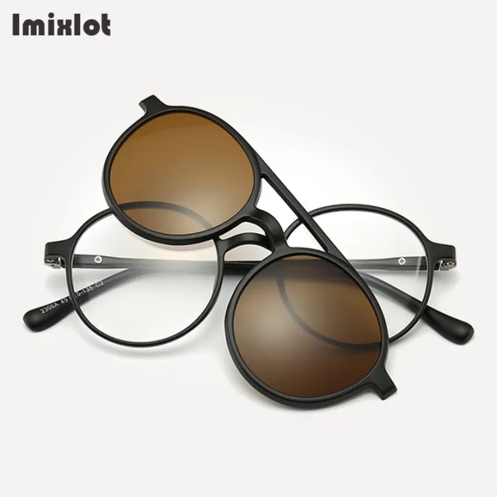 6pcs/set%20Vintage%20Round%20Polarized%20Clip%20On%20Sunglasses%20Men%20Women%20Magnetic%20Clips%20Eyewear%20Eyeglass%20Optical%20Frame%20Night%20Vision%20Glasses%20-%20Image%207