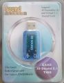 USB Sound Adopter 2.0 Virtual 7.1 Channel Audio Sound Card Adapter for PC/Laptop. 