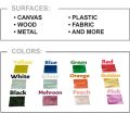 Acrylic Paint - Pack Of 24 - Metallic Liquids - 25ml Each Bottle - Calligraphy - Fabric Paint - Wood Paint - Canvas Paint - Metal Paint. 