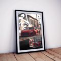 Audi R8 V10 wall Frame, wall decoration photo frame and wall hanging home decor. 