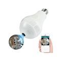 1080p HD Bulb Camera WiFi Panoramic 360 Degree Camera Wireless Light Fisheye Camera CCTV Smart Home 3D VR Security Bulb WiFi Camera IP. 