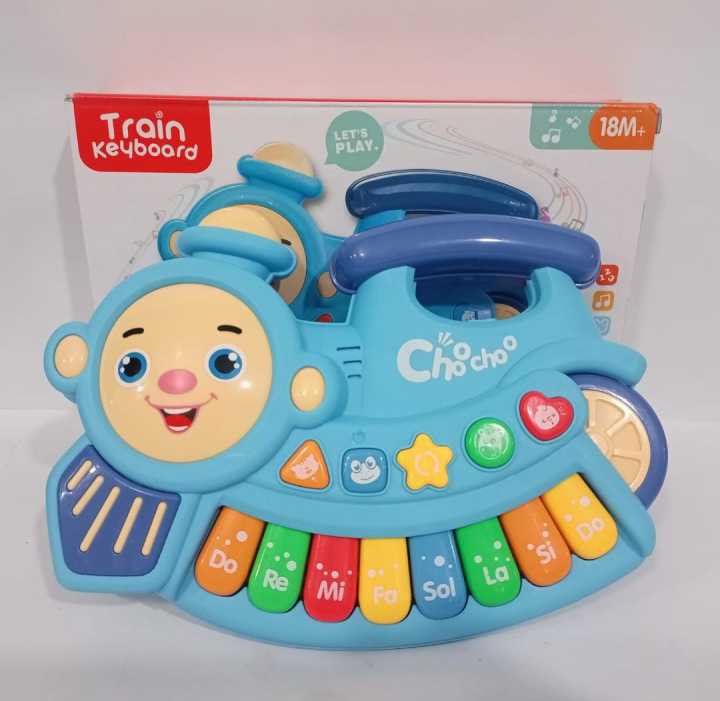 TOY Animal Sound Piano Musical Train Toy for Toddlers