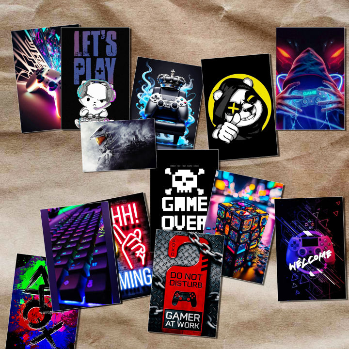 Gaming%20Posters%20of%20your%20choice%2040%20Cards%204x6%20For%20Wall%20Decor%20-%20Gaming%20Room%20-%20Image%204