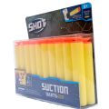 Nerf Bullets Dart Gun Game - Pack of 20 Suction Sponge Soft Smooth Safe Vacuum Silicone Foam Bullets for Toy Bullets For Gun = Soft Darts  -Airguns by WINTOYS. 
