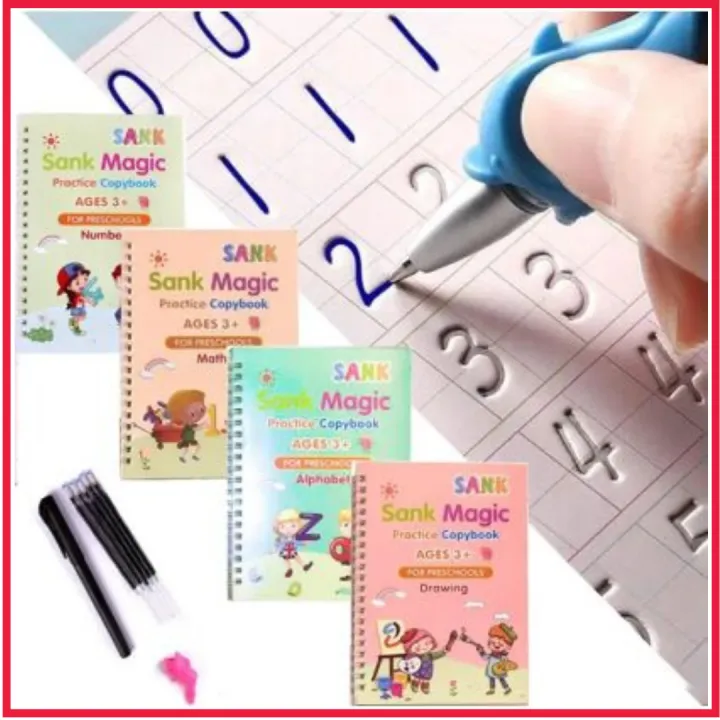Sank%20Magic%20Practice%20Copybook%20(4%20Books%20+%20Magic%20Pen%20&%2010%20Ink%20Refills)%20Sank%20Magic%20Book%20for%20Montessori%20Children%20Tracing%20Handwriting%20First%20Preschool%20Baby%20Learning%20Books%20for%20Kids%20-%20Image%204