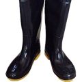Imported Long Black Anti-slip & Waterproof Rain Boot Shoes, Industrial Safety shoes anti acid Laboratory Rubber Long Shoes. 