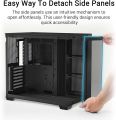 ASUS A32 PLUS TG ARGB ATX PC Case Supports 360mm radiators and 420mm graphics cards and pre-installed ARGB fans. 