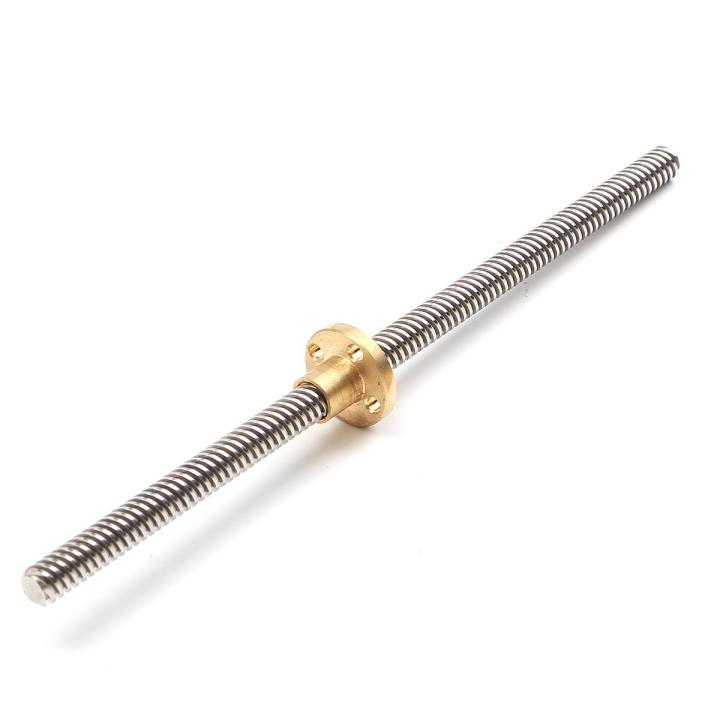8mm T8x2 Lead Screw Trapezoidal ACME W/ Anti-Backlash Nut 200mm | Daraz.pk