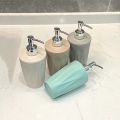 370ml Wheat Straw Liquid Soap Dispensers Bathroom Emulsion Dispensing Bottle Presser Soap Dispensers. 
