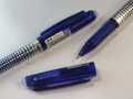Pack of 2 Pens, M$G i-Erase-II 0.7mm Gel Pen, Eraser on Cap, Blue ink, Plastic Body with Rubber Grip. 