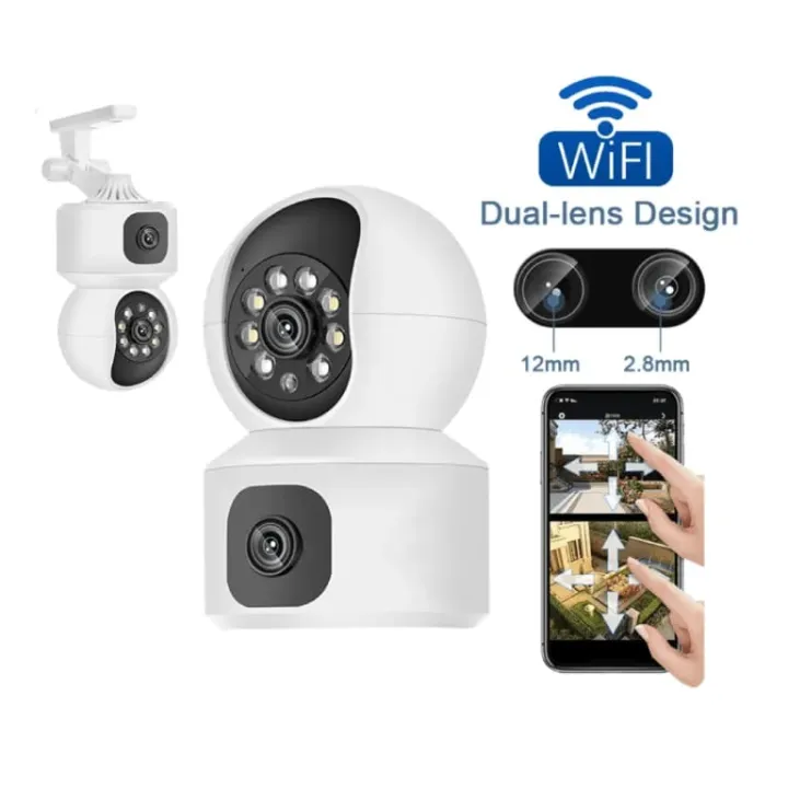 Dual Lens CCTV - CCTV Camera - Wifi Camera - Wifi Smart Camera - CCTV ...