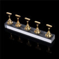 OUMERY 3X Magnetic Acrylic Manicure Tools Nail Practice Hand Nail Exercises Pedestal Nail Supplies Nail Tips Display Stand. 