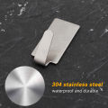Adhesive Stainless Steel Towel Hooks / Family Robe Hanging Hooks / Hats Key Adhesive Wall Hanger. 