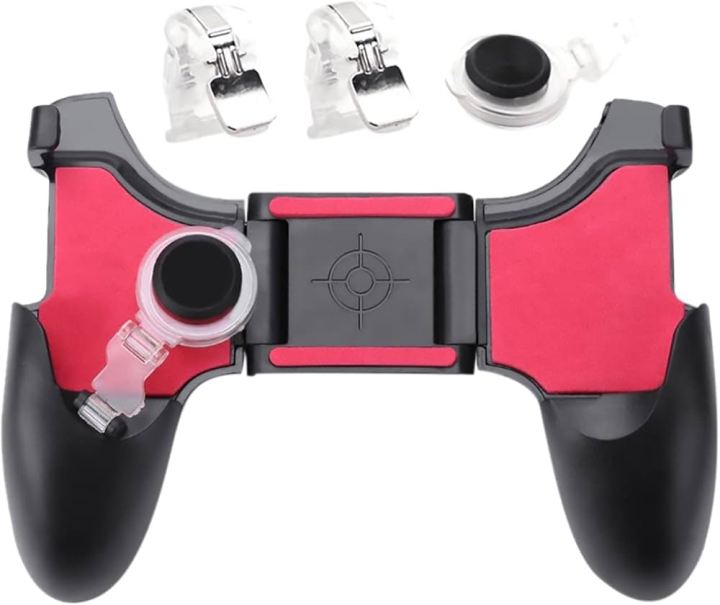 latest%20Great%20R11Trigger%20for%20pubg%20/5in1%20Mobile%20Game%20Controller%20Trigger%20Six%20Finger%20All-in-one%20Joystick%20Gamepad%20for%20PUBG%20-%20Black%20with%20best%20quality%20-%20Image%207