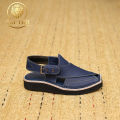 Kaptaan Navy Blue Peshawari Chappal –Captain shoes Ultimate Handmade Leather Sandals for Men | Traditional Comfort Meets Modern Style | Perfect for Formal, Casual, and Ethnic Wear Shoes (elite peshawri chappal) Khankhel brand. 