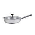 Alpha Stainless Steel 24cm Fry Pan - Encapsulated Double Bottom -Alpha Cookware Best Fry Pan for Cooking. 