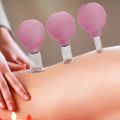 2Pcs Vacuum Cupping Cups Set Rubber Head Glass Anti Cellulite Massage Chinese Therapy Face Cupping Set Facial Rejuva Cup. 