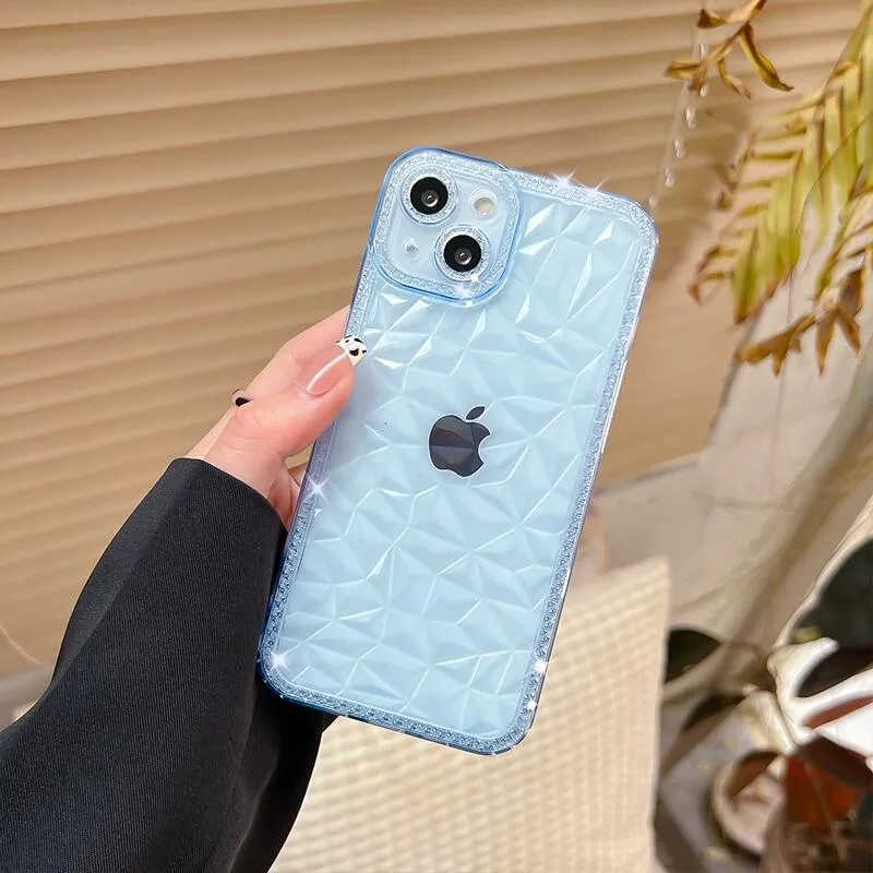 Luxury Diamond Pattern Phone Cases For iPhone 15 14 13 12 11 Pro