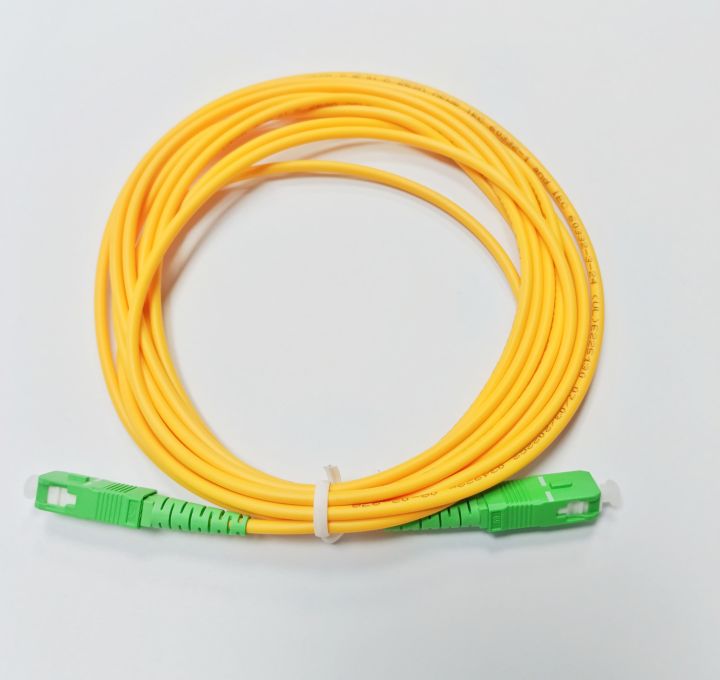 9Fit /(3x Meter) SC/APC to SC/APC Simplex Fiber Patch Cord with APC Connector