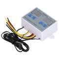 Dual Temperature Controller, Heating Cooling Digital Thermostat 12V with NTC 10K Sensor for Aquarium Tank for Greenhouse. 