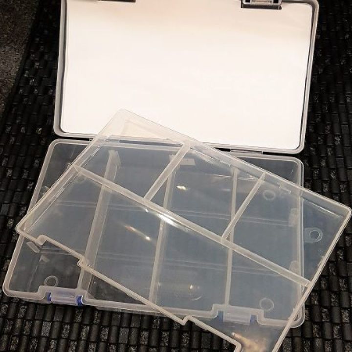 F-240%20Double%20Layer%208%20Partitions%20Transparent%20Plastic%20Storage%20Box%20Craft%20Box%20Components%20Box%20Jewelry%20Box%20by%20Eelectrica%20-%20Image%202