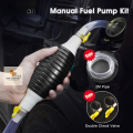 High Flow Siphon Hand Pump Portable Manual Car bike and boat Fuel Transfer Pump for Petrol Diesel Oil Liquid Water. 