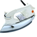 Dry Iron - 6 Lbs - White - Iron - Heavyweight Super Deluxe iron. 
