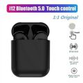 i13 TWS Air-pods_ with Super Sound & High Quality Touch Sensors True Stereo Headphones with Built in Mic 10m Transmission Bluetooth Wireless Earbuds , Charging Case Sport Headset for all Bluetooth Smart devices.. 