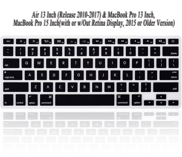 Silicone%20Keyboard%20Cover%20Skin%20Protector%20for%20MacBook%20Pro%2013"%2015"%2017"%20(with%20or%20Without_Retina%20Display)%20MacBook%20Air%2013"%20and%20iMac%20(Fits%20US%20Keyboard%20Layout%20only)%20-%20Transparent/ClearA%20-%20Image%202