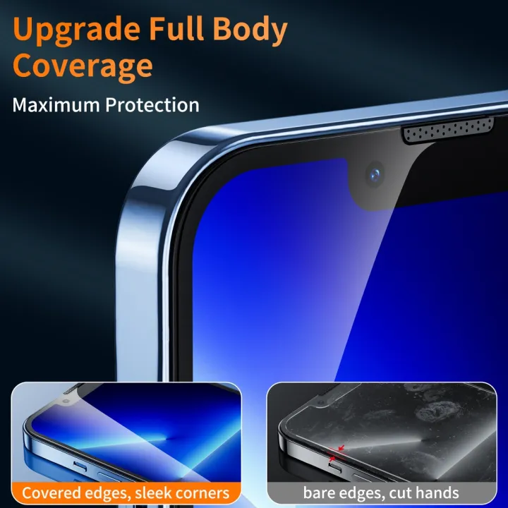 WSKEN%20Screen%20Protector%20for%20iPhone%2015ProMax/15Pro/15Plus/15,%20%5BAuto-Dust%20Removal%5D%20Anti%20Spy%20Anti%202.5D%20Full%20Coverage%20HD%20Tempered%20Glass%20Film%20with%20Dust%20Clean%20Easy%20Installing%20House,2%20Pack%20-%20Image%203