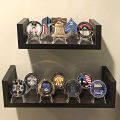 Plastic Triangle Display Stand Mobile Phone Holder / Small Transparent Decorative Display Stand for Commemorative Coins. 