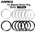 ARMICO 2024 Stainless Steel Universal Magnetic Metal Plate Ring For Magsafe Wireless Charger Iron Sheet Sticker Magnet Car Phone Holder. 