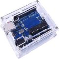 Casing Transparent Acrylic Casing Enclosure Box for Arduino UNO R3 (Only casing is included in package). 