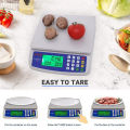 30KG / 1G Precision Digital Price Computing Scale - Mini Electronic Weight Measuring Machine | Accurate Multi-Function Digital Scale for Retail, Market, Grocery, and Kitchen Use. 