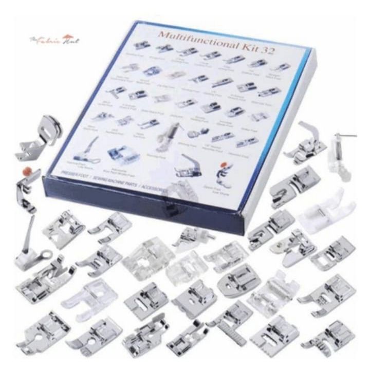 32pcs/Presser Foot Set Presser Feet Kit Household Sewing Machine Accessory