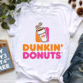 Charli Damelio Graphic Print Tshirt Women Dunkin Donuts Iced Coffee Sprinkle T-Shirt Femme Cool Casual T Shirt Female Streetwear. 