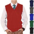 Pack of 3 Multi colors Sleeveless Sweaters For Winter for Kids Sweaters for Boys. 