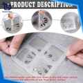 Pack of -10Pis Disposable Floor Drain Sticker Shower Drain Hair Catcher Cover Sink Strainers Anti-blocking Bathtub Mesh Filter Sticker. 