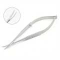Ophthalmic Castroviejo Cornea Scissors – Surgical Micro Venus Capsule & Conjunctival Membrane Scissors – Ultra Sharp Stainless Steel with Straight/Curved Head for Precise Eye and Microsurgery Use. 