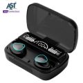 New M10 TWS Wireless Headphones Touch Control Bluetooth-Compatible 5.1 Earphones Wireless Headset Waterproof 9D Hifi Quality Earbuds. 