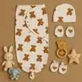 Zeri & Meri Store High Quality Super Soft Summer Newborn Baby Infant Swaddle Wrap Sheet 0-3 month(Random). 