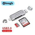 usb3.0 highspeed card reader otg type c SD TF card 2 in 1 multi-function card reader for Xiaomi Samsung mobile phone accessories. 