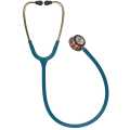 3M™ Littmann® Classic III Stethoscope Caribbean Blue Tube – Gold Finish - Rainbow Bell 5807. 