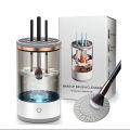 3-in-1 Automatic Electric Makeup Brush Cleaner & Dryer, USB Rechargeable Rotary Cleaner, Quick Drying Tool, Professional Cosmetic Brush Washer, Lazy Cleaning Machine with Stand, Suitable for All Brush Sizes, Easy to Use & Portable Design PROMISE TO SELL. 