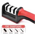3-in-1 Knife Sharpener Set with Ceramic Peeler | 3-Stage Blade Sharpener & Non-Slip Handle. 
